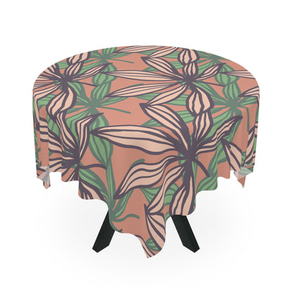 Botanical Print Tablecloth | Floral Dining Decor, Summer Table Setting, Kitchen Party Accessory, Home Decor, Gift Idea
