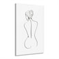 Elegant Line Art Acrylic Print, Modern Home Decor, Minimalist Wall Art, French Cleat Hanging, Gift for Her, Contemporary Design