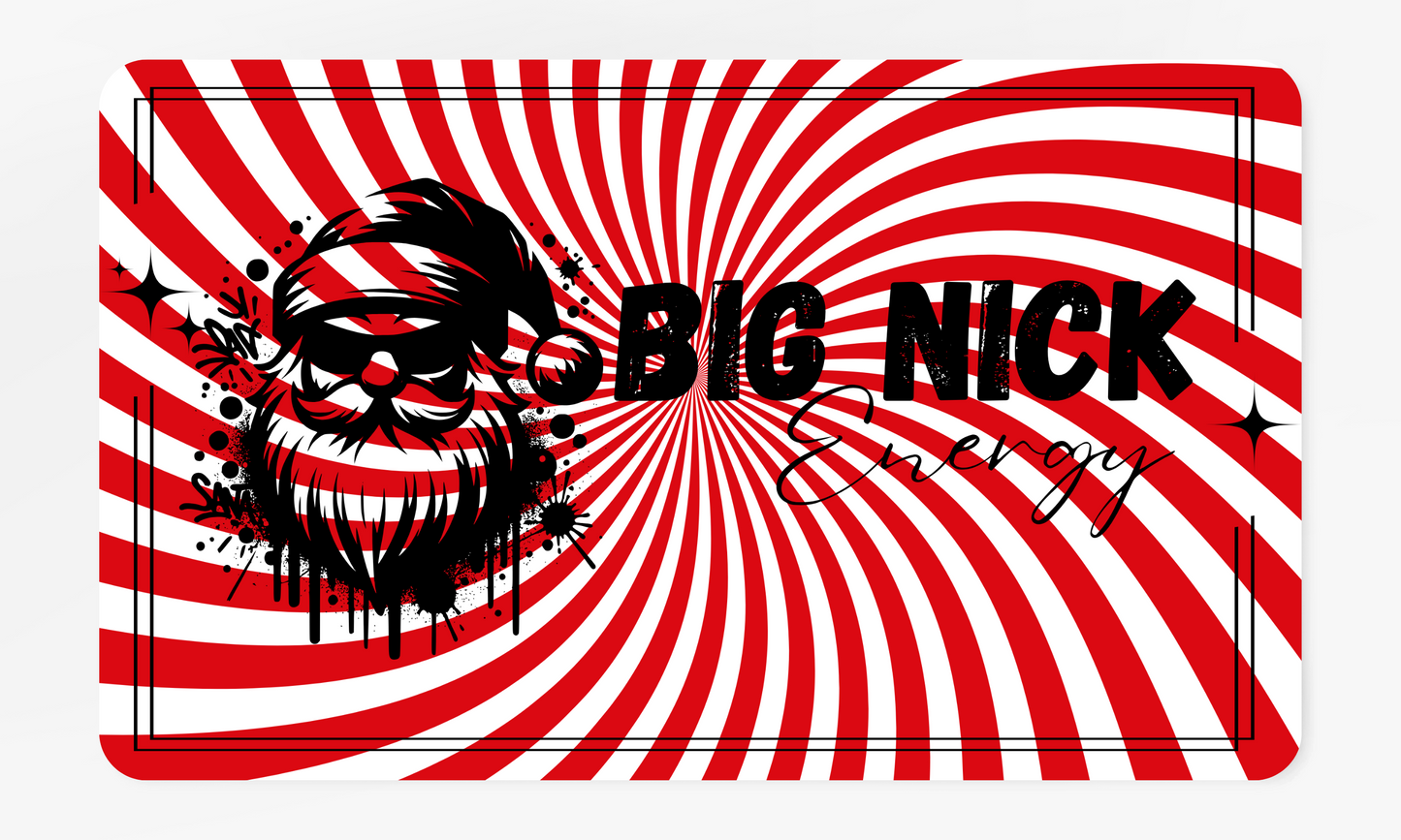 Big Nick Energy - Funny Polyester Doormat, Holiday Decor, Christmas Gift, Home Entry Mat, Seasonal Welcome Mat, Festive Door Mat