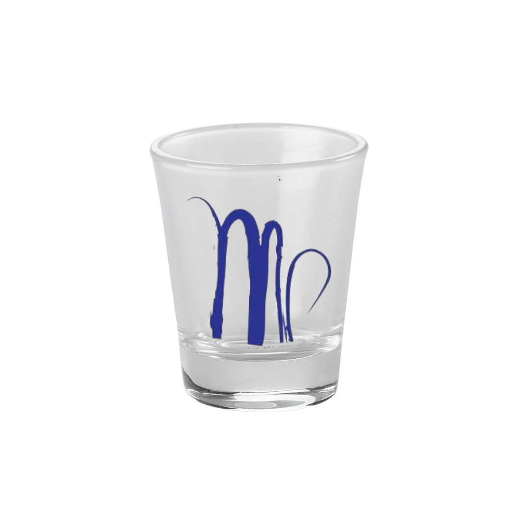 Virgo ZodiacTurbo Shot Glass, Fun Drinking Glass, Unique Party Gift, Custom Barware, Zodiac Sign Shots, VIRGO