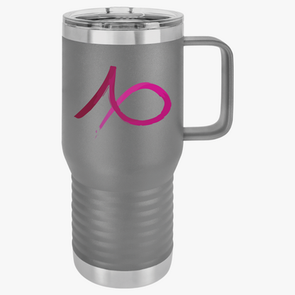 Capricorn Zodiac Travel Mug, Artistic Design, Coffee Lover Gift, Road Trip Essential, Unique Beverage Container - 20oz Stainless