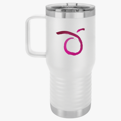Taurus Zodiac Travel Mug, Eco-Friendly Coffee Cup - Perfect for Travel and Gifts, 20oz, Office Mug, Reusable Cup