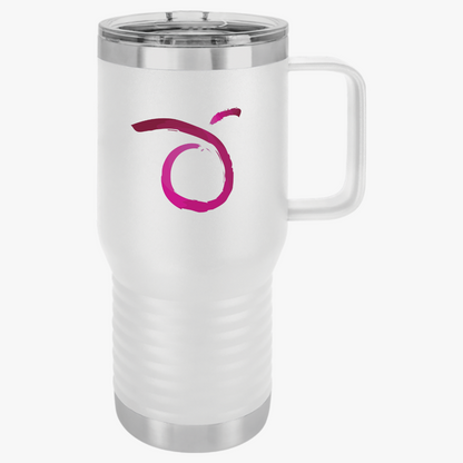 Taurus Zodiac Travel Mug, Eco-Friendly Coffee Cup - Perfect for Travel and Gifts, 20oz, Office Mug, Reusable Cup
