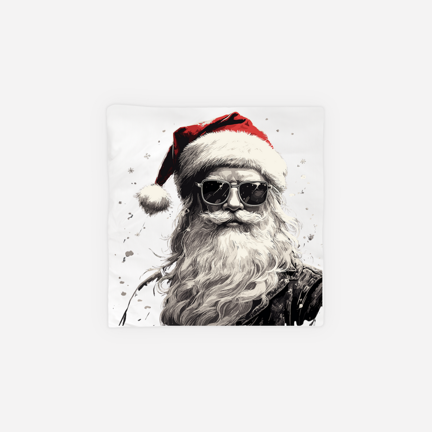 Cool Santa Cotton Twill Napkin - White