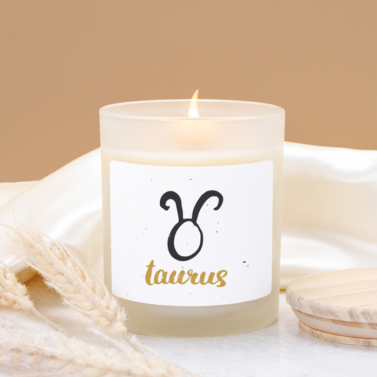 Taurus Zodiac Candle, Taurus Gift, Astrology Candle, Personalized Home Decor, Birthday Candle, Spiritual Gift