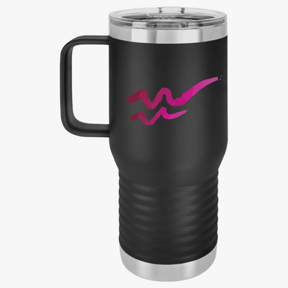 Aquarius Zodiac 20oz Travel Mug, Perfect for Adventurers, Coffee Lovers, Road Trips, Gifting, Everyday Use