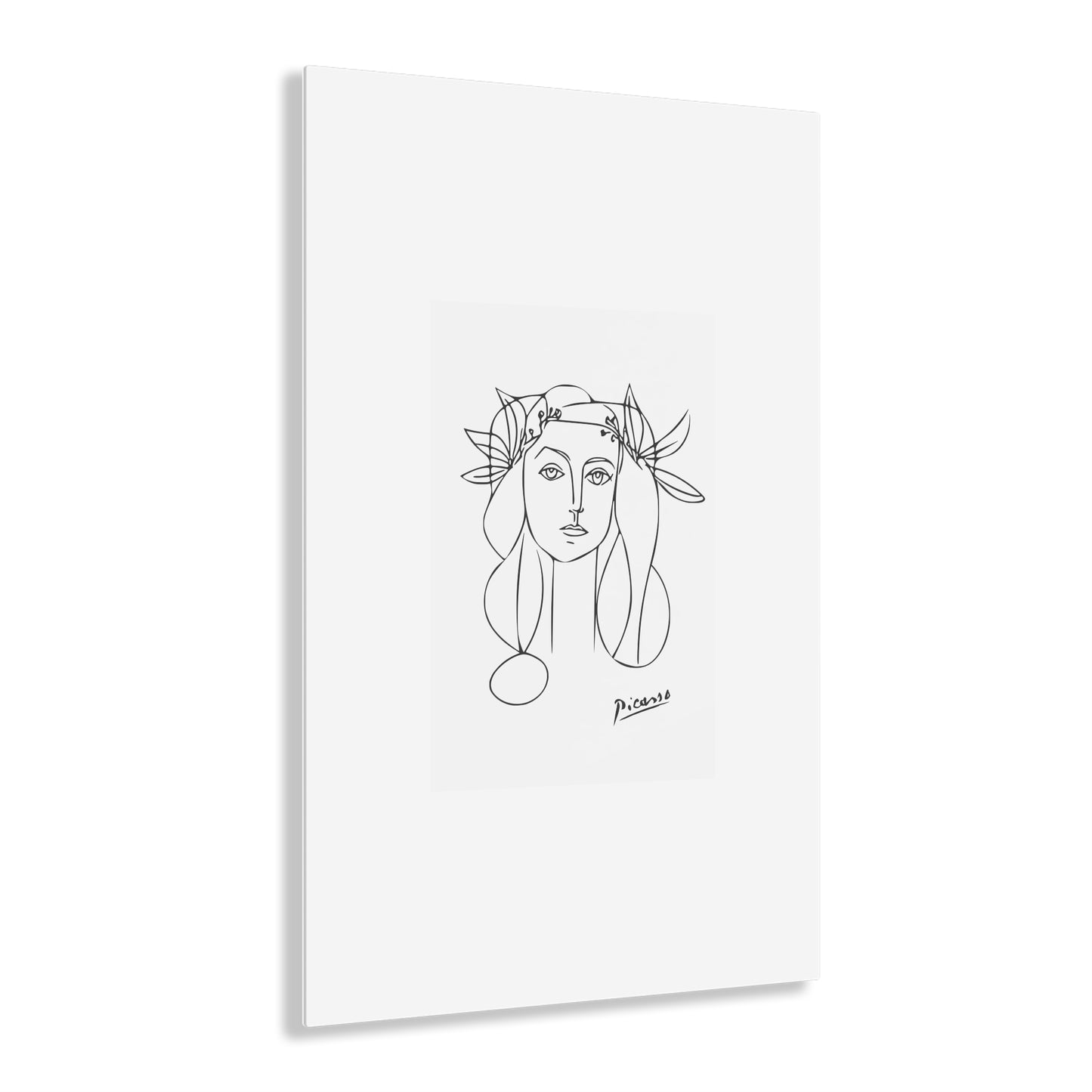 Picasso Woman's Face - Artistic Acrylic Prints | Minimalist Wall Art, Home Decor, Modern Art, Gift for Art Lovers, Unique Wall Decor