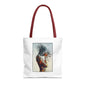 Introspective Artistic Tote Bag, Unique Carryall, Boho Chic Accessory, Gift for Her, Beach Bag, Everyday Essentials
