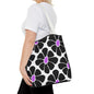 Chic Floral Motivational Tote Bag for Everyday Use, Exercise, Gifts, Shopping, Beach, Weekend Getaways, Wake Up & Slay