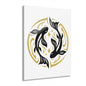 Pisces Zodiac Koi Fish Acrylic Print | Modern Wall Art, Japanese Decor, Home Gallery, Gift for Fish Lovers, Unique Wall Hanging