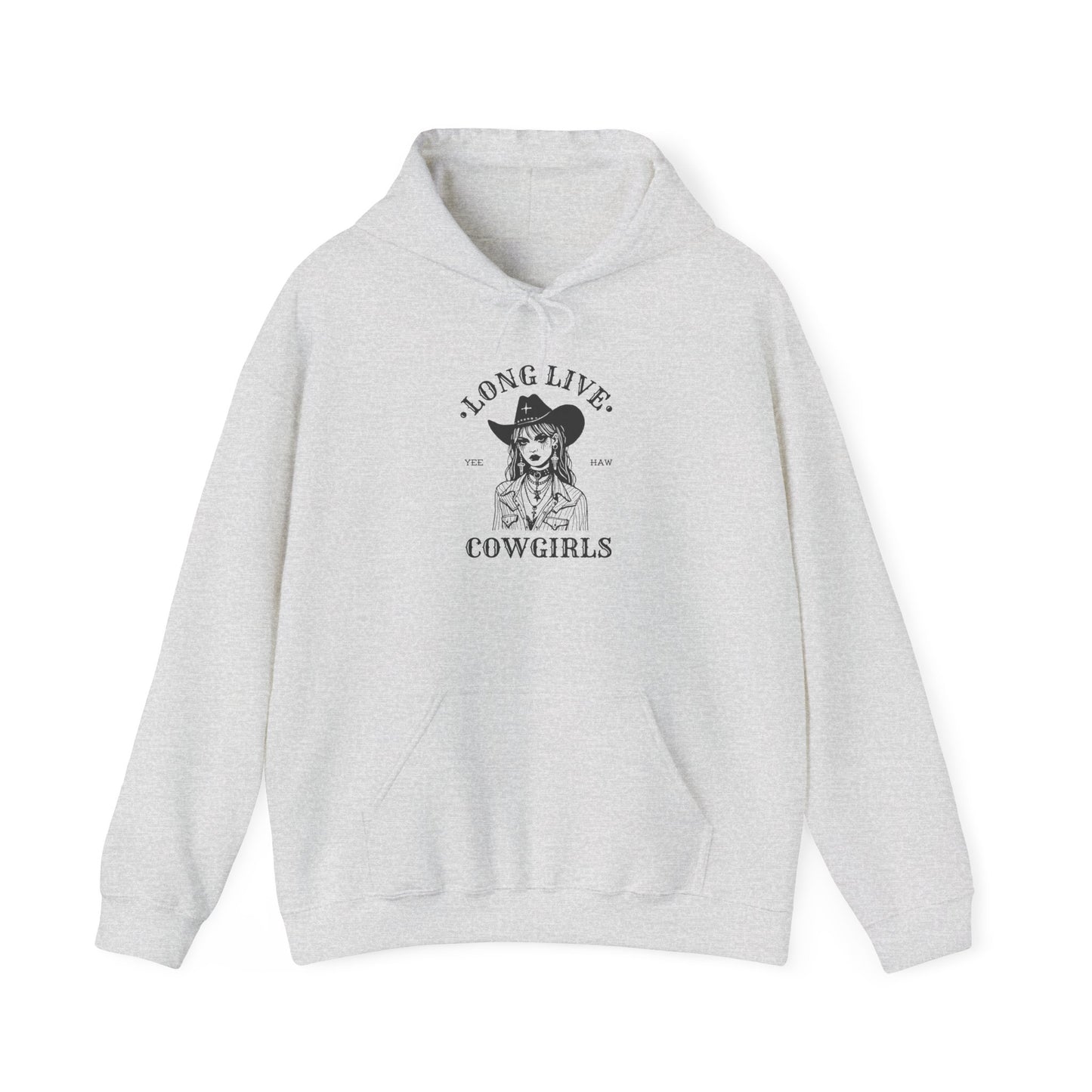 Long Live Cowgirls Hoodie, Western Style Sweatshirt, Country Music Gift, Casual Wear, Perfect for Rodeos, Birthdays, Celebrations