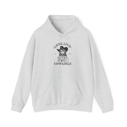 Long Live Cowgirls Hoodie, Western Style Sweatshirt, Country Music Gift, Casual Wear, Perfect for Rodeos, Birthdays, Celebrations