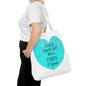Giddy Up Sparkle Farts - Chaos Tote Bag, Inspirational Jumbo Tote, Sparkle Heart Carryall, Fun Gift for Her, Party Essential