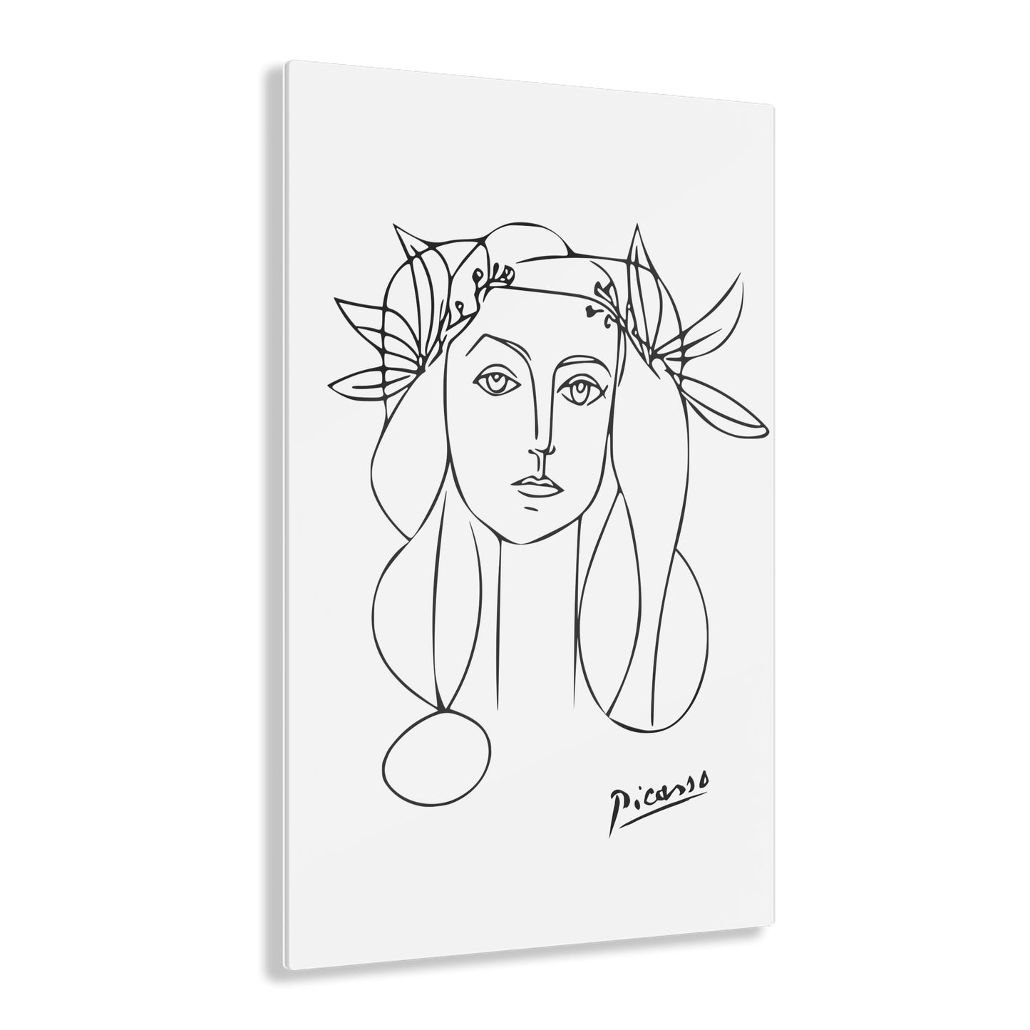 Picasso Woman's Face - Artistic Acrylic Prints | Minimalist Wall Art, Home Decor, Modern Art, Gift for Art Lovers, Unique Wall Decor