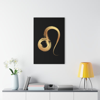 Elegant Leo Zodiac Acrylic Print - Stylish Home Decor, Zodiac Art, Astrology Wall Decor, Gift for Leo, Modern Wall Art