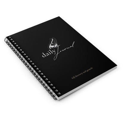 Elegant Daily Journal - Self-Discovery and Growth, Guided Writing Notebook, Personalized Planner, Inspirational Gift, Self-Care Journal