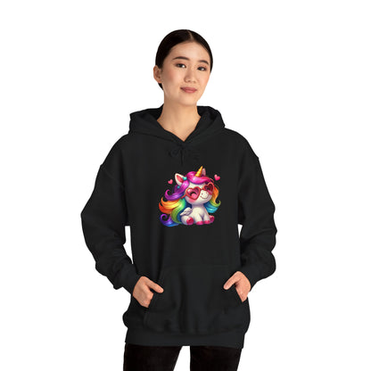 Unicorn Hoodie for Teens and Adults, Cozy Sweatshirt, Gift for Dreamers, Cute Unicorn Apparel, Fun Unicorn Design