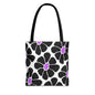 Chic Floral Motivational Tote Bag for Everyday Use, Exercise, Gifts, Shopping, Beach, Weekend Getaways, Wake Up & Slay