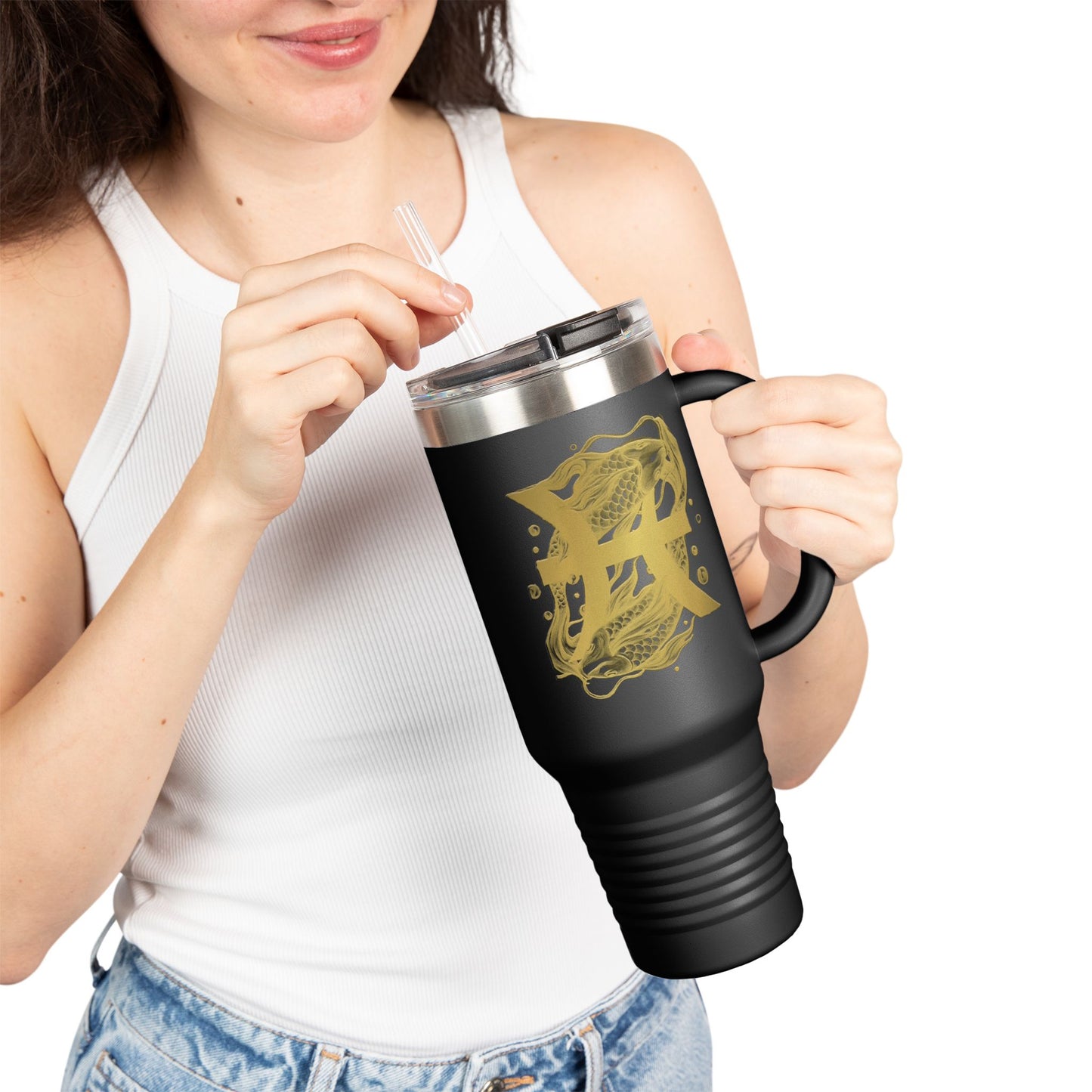 Pisces Insulated Travel Mug, 40oz