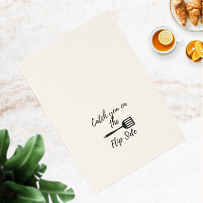Flip Side Cotton Tea Towel, Kitchen Towel, Dish Towel, Catch Me Design, Home Decor, Housewarming Gift