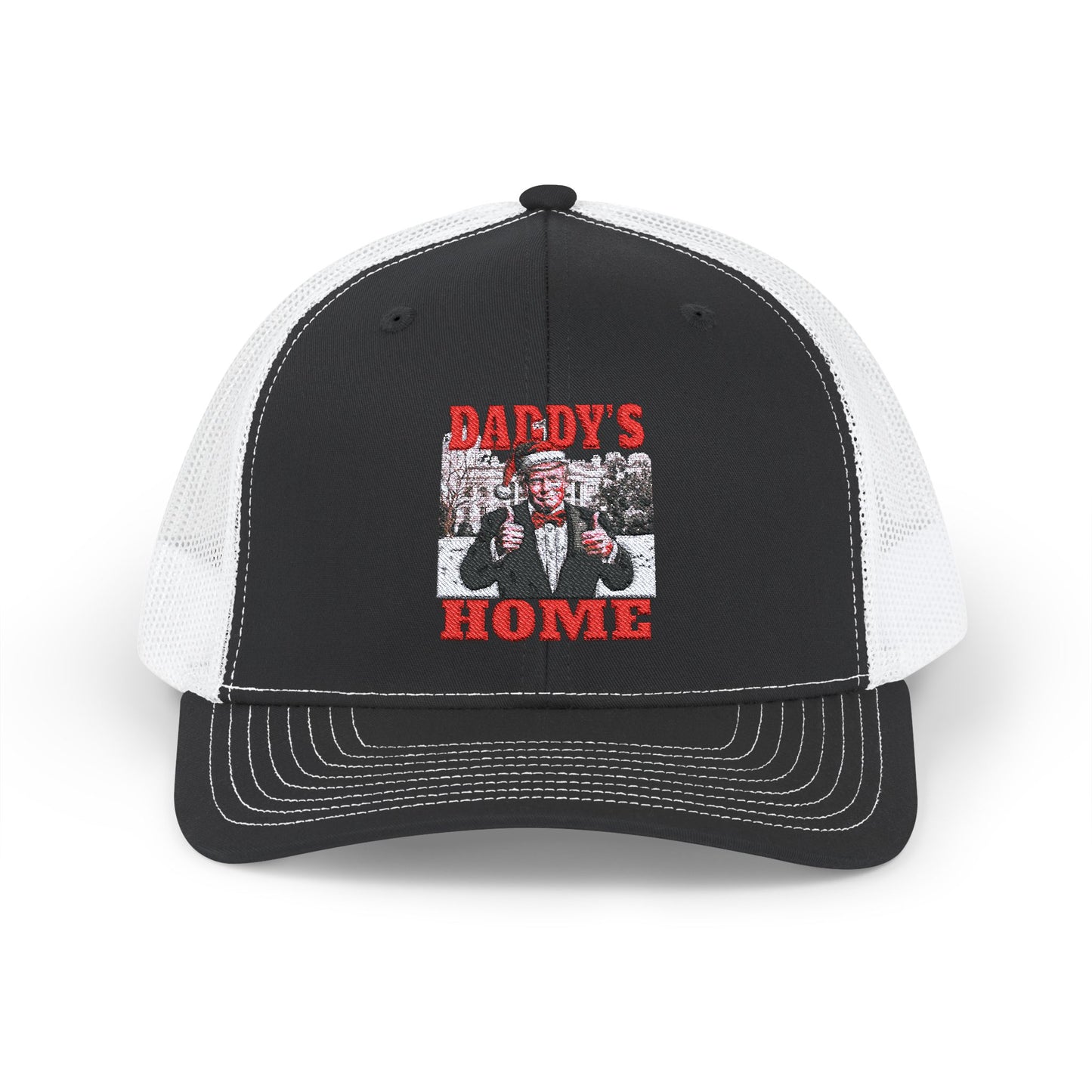 TRUMP - Daddy's Home Snapback - Trucker Cap, Fun Gift, Unisex Cap, Casual Style, Perfect for Dads, Summer Accessory, Trendy Headwear