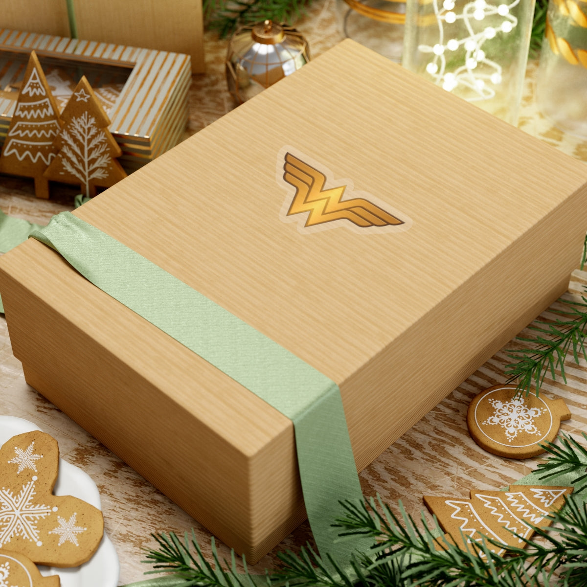Gold Winged W Emblem Sticker | Kiss-Cut Sticker