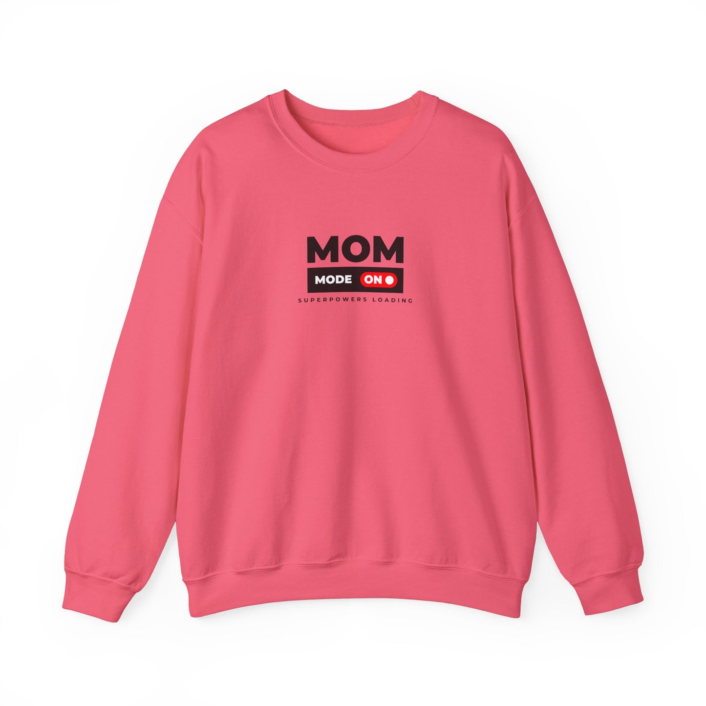 Funny Mom Sweatshirt, Unisex Crewneck Pullover for Moms, Gift for Mother's Day, Cool Mom Apparel, Casual Wear, Superpowers Loading
