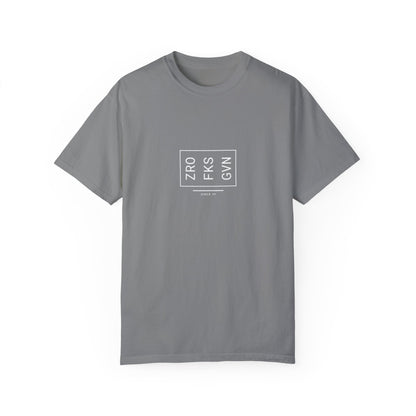 Trendy Unisex T-Shirt - ZRO FKS GVN Design, Casual Wear, Gift for Friends, Graphic Tee, Summer Fashion