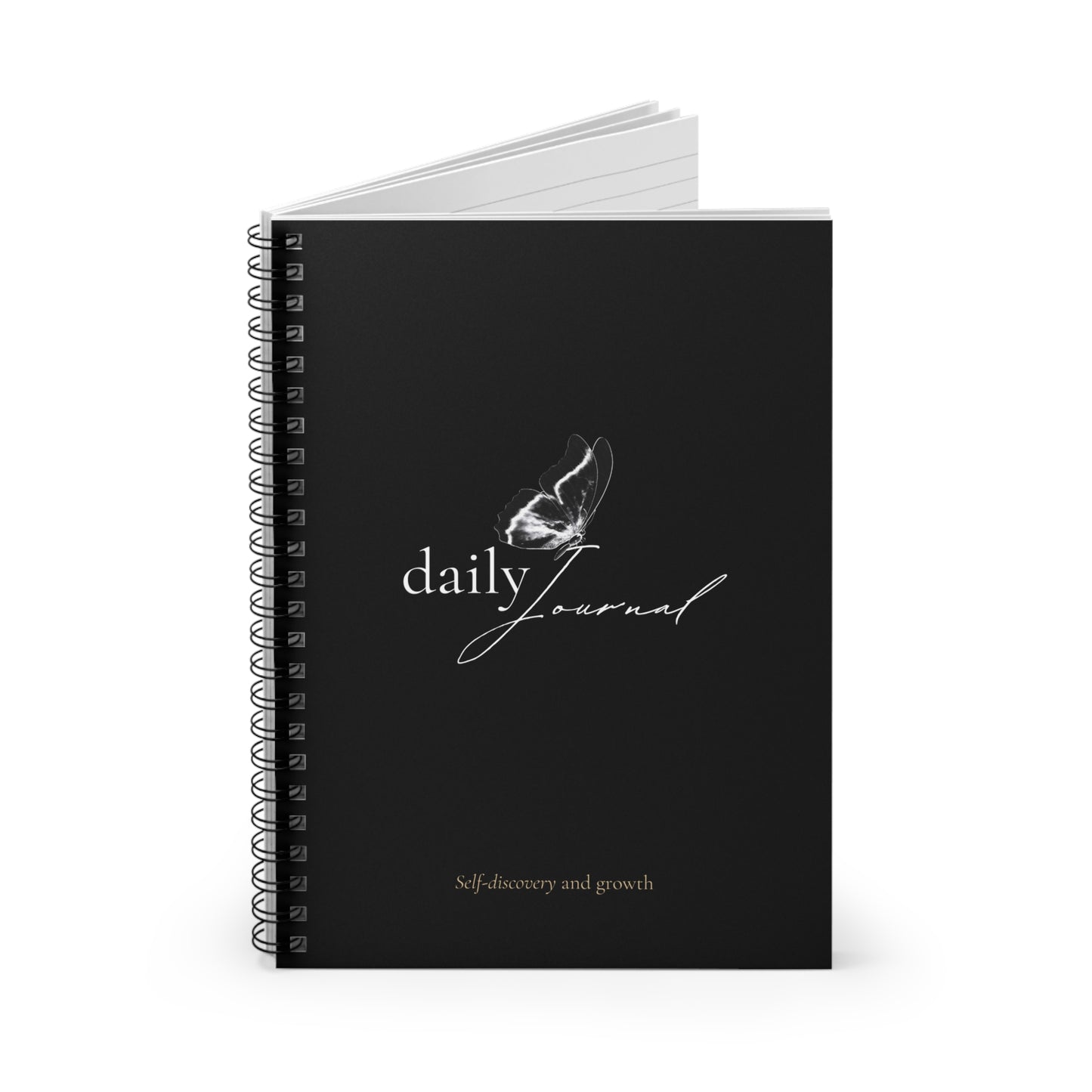 Elegant Daily Journal - Self-Discovery and Growth, Guided Writing Notebook, Personalized Planner, Inspirational Gift, Self-Care Journal