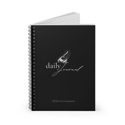 Elegant Daily Journal - Self-Discovery and Growth, Guided Writing Notebook, Personalized Planner, Inspirational Gift, Self-Care Journal