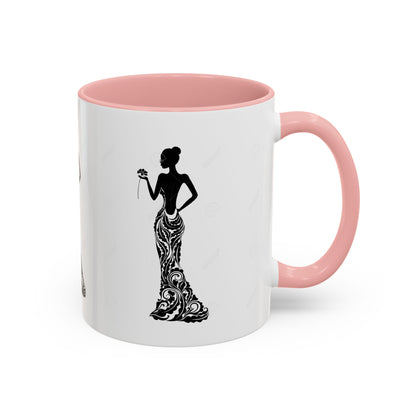 Classy Lady Accent Coffee Mug - Perfect Gift for Superhero Fans, Tea Lovers, Birthday, Holiday, Home Office Decor, Collectible