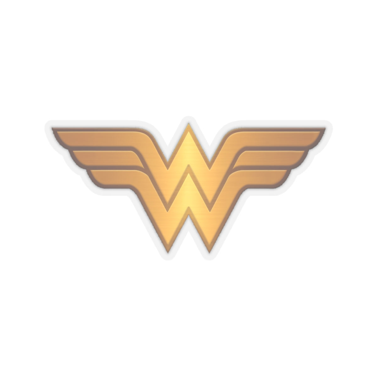 Gold Winged W Emblem Sticker | Kiss-Cut Sticker
