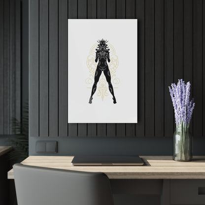 Scorpio Zodiac Devine Feminine Modern Acrylic Art Print, Wall Decor, Home Aesthetic, Unique Gift, Minimalist Art, French Cleat Hanging