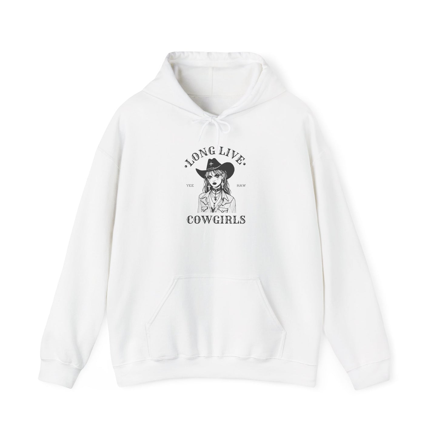 Long Live Cowgirls Hoodie, Western Style Sweatshirt, Country Music Gift, Casual Wear, Perfect for Rodeos, Birthdays, Celebrations