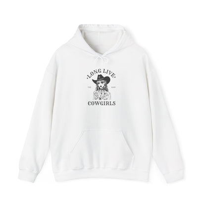 Long Live Cowgirls Hoodie, Western Style Sweatshirt, Country Music Gift, Casual Wear, Perfect for Rodeos, Birthdays, Celebrations