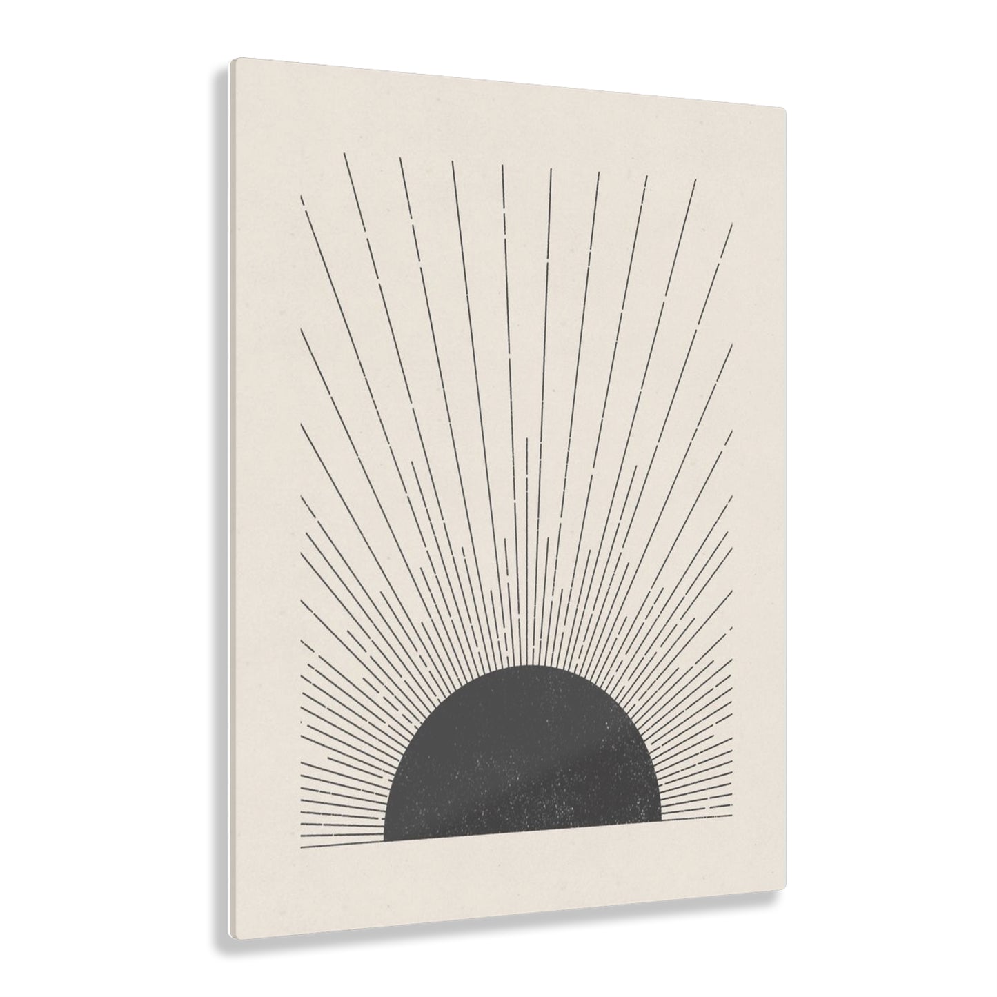 Boho Sunset - Abstract Sunburst Acrylic Print Wall Art, Modern Home Decor, Minimalist Artwork, Gift for Nature Lovers, Boho Decor
