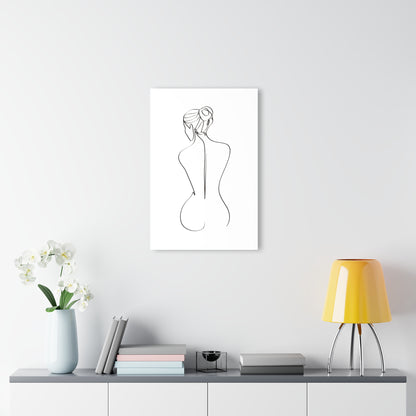 Elegant Line Art Acrylic Print, Modern Home Decor, Minimalist Wall Art, French Cleat Hanging, Gift for Her, Contemporary Design