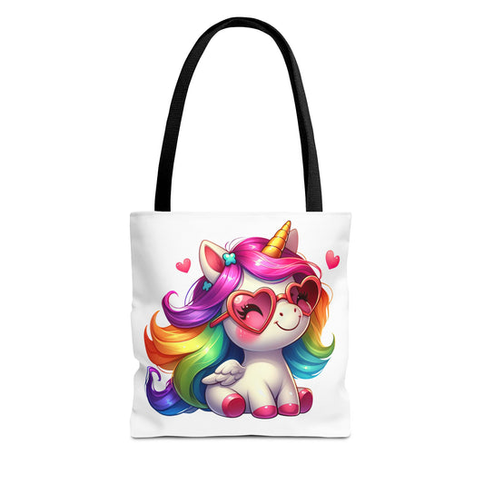 Cute Unicorn Tote Bag, Colorful Shopping Bag, Magical Gift for Kids, Back to School, Party Favor, Eco-Friendly Bag