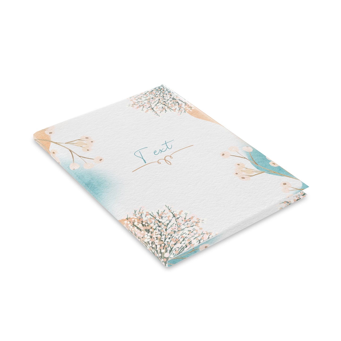 Personalized Puffy Floral Hardcover Notebook, Elegant Writing Journal, Personalized Diary, Gift for Writers, Art Lovers, and Students