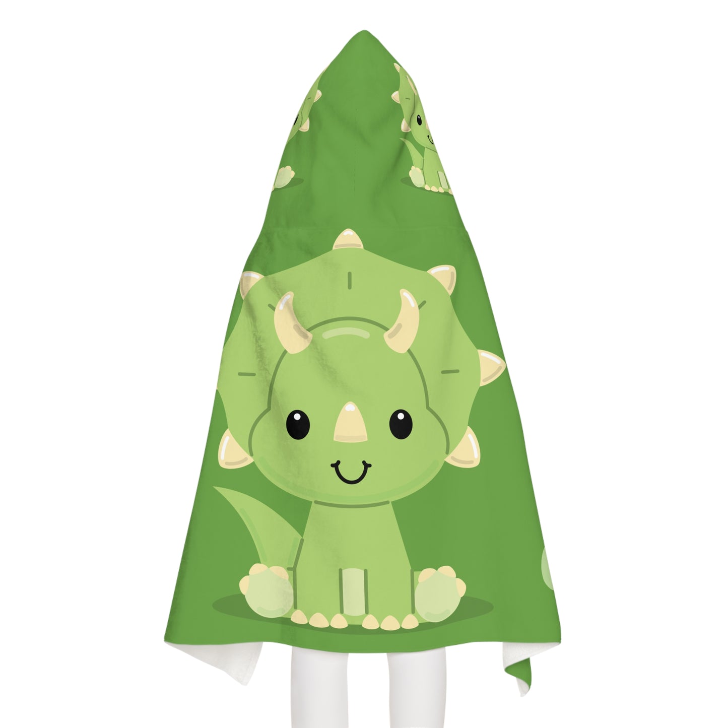 Cute Dino Youth Hooded Towel, Kids Bath Towel, Animal Bathrobe, Perfect for Summer, Pool Days, Adventurous Activities, Birthday Gift