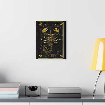 Scorpio Zodiac Acrylic Print, Astrology Wall Art, Unique Home Decor, Gift for Astrology Lovers, Modern Minimalist Hanging