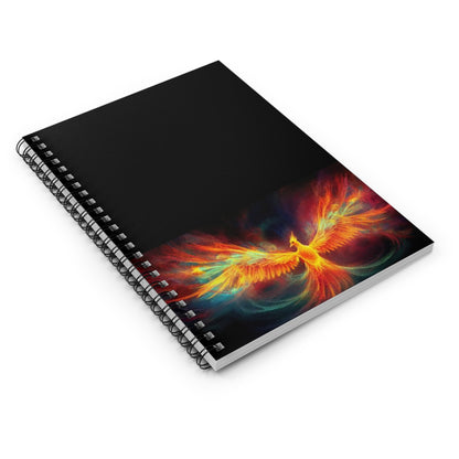 Pheonix Rising Spiral Notebook - Ruled Line