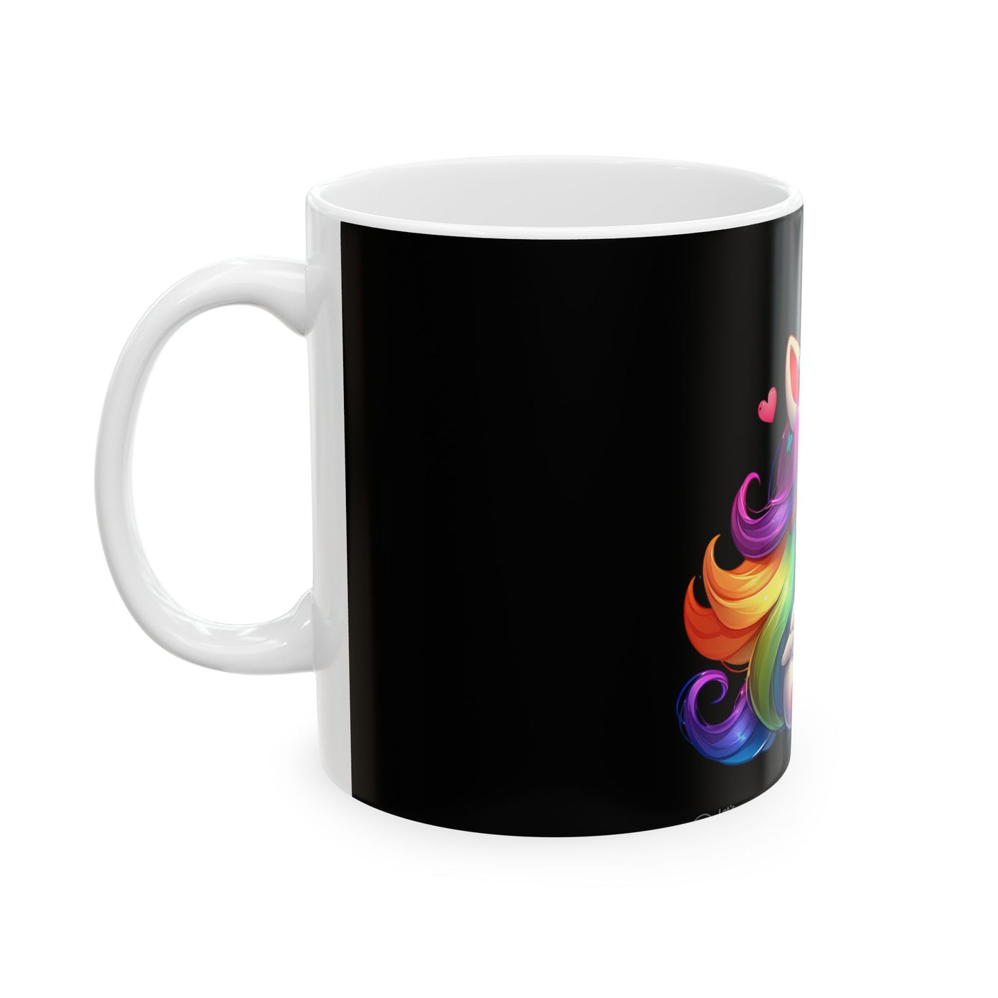 Unicorn Mug, Cute Coffee Cup for Kids, Rainbow Drinkware for Birthdays, Magical Gift for Unicorn Lovers, Fun Tea Mug