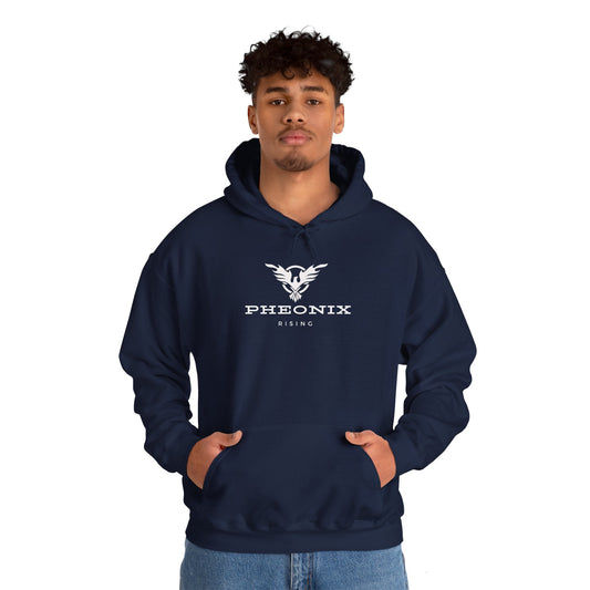 Pheonix Rising Hooded Sweatshirt, Unisex Cozy Hoodie for Casual Wear, Gift for Fire Signs, Motivational Apparel, Layering Piece