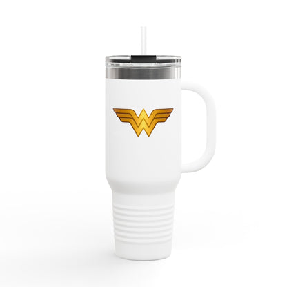 Wonder Woman Insulated Travel Mug, 40oz - Perfect for Coffee Lovers, Holidays, Gifts, Outdoors, and Road Trips
