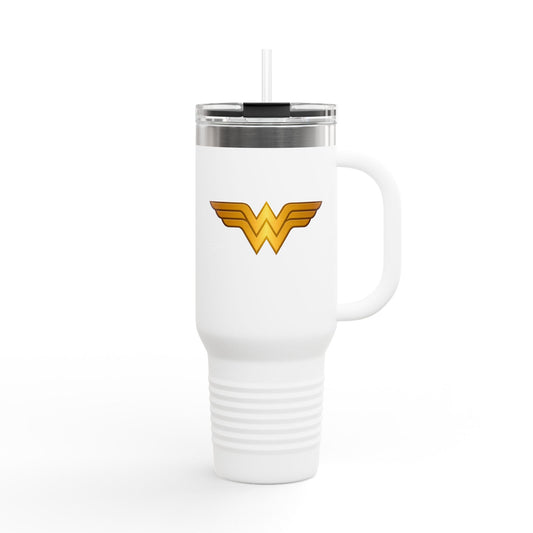 Wonder Woman Insulated Travel Mug, 40oz - Perfect for Coffee Lovers, Holidays, Gifts, Outdoors, and Road Trips
