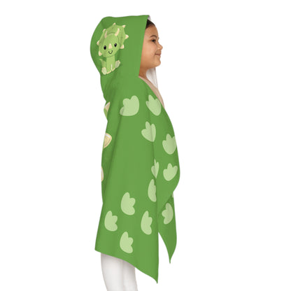 Cute Dino Youth Hooded Towel, Kids Bath Towel, Animal Bathrobe, Perfect for Summer, Pool Days, Adventurous Activities, Birthday Gift