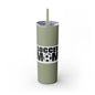 Soccer Mom Skinny Tumbler with Straw, 20oz | Ideal for Game Days, Sports Events, Gifts for Moms, Hydration on the Go