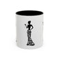 Classy Lady Accent Coffee Mug - Perfect Gift for Superhero Fans, Tea Lovers, Birthday, Holiday, Home Office Decor, Collectible