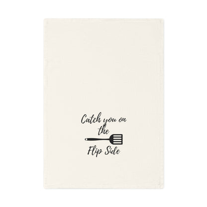 Flip Side Cotton Tea Towel, Kitchen Towel, Dish Towel, Catch Me Design, Home Decor, Housewarming Gift